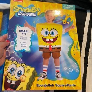 Little Kids Size 4-6 SpongeBob Costume - excellent condition